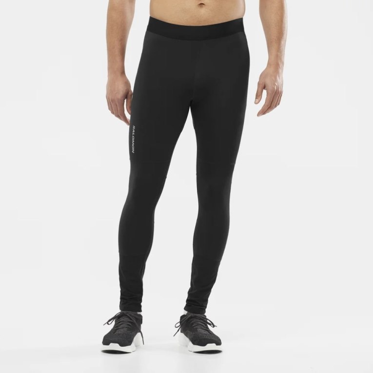 Calça Legging Salomon Cross Masculino Pretas | PT M27630